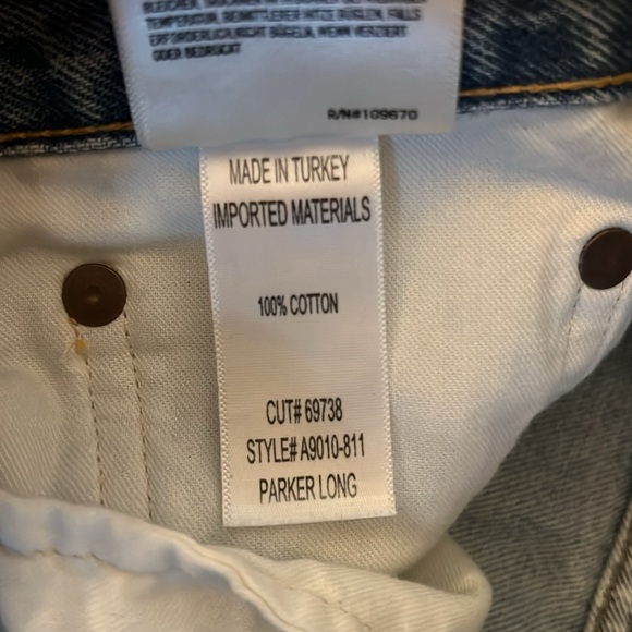 AGOLDE Parker long cutoff short - Picture 5 of 5